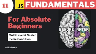 Multi-Level Nested if-else Condition if else-if else JavaScript Bangla Tutorial