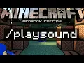 How to use playsound in Minecraft Bedrock CommandBlock
