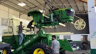 2023 new model john deere 5405 crdi standard tsc 513 harvester fully assembled