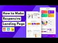 How to Make Responsive Landing Page Using Html CSS JavaScript