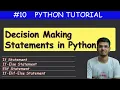 Decision Making Statements in Python Python Tutorial