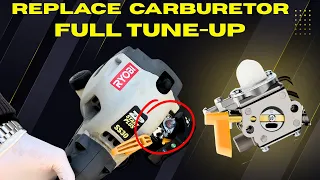 Ryobi SS30 String Trimmer Carburetor Replacement Full Tune-Up Guide