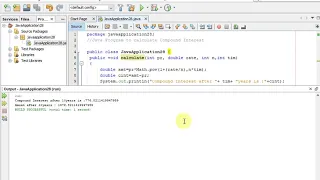 Java Program to calculate Compound Interest