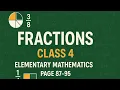 Fraction I chapter 8 I 8 1 - 8 5 I class 4 I page