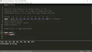 Python Programming Series Lists 4 Methods