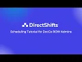 Scheduling for DocGo ROW Admins