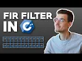 How to Implement an FIR Filter in C DSP