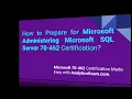 How to Prepare for Microsoft 70-462 Certification Exam