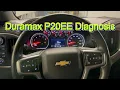 Duramax P20EE Diagnosis