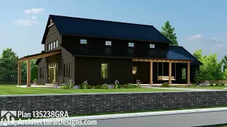 Barndominium House Plan 135238GRA 360 Exterior Tour