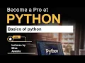 Basics of Python part 3 of Operators in python 3