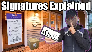 Are FedEx Delivery Drivers Signing For Your Packages