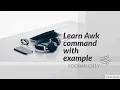 Intro to Awk for SREs and DEVs Learn Awk Part 1