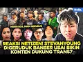 Download Lagu REAKSI NETIZEN STEVANYOUNG DIGERUDUK BANSER USAI BIKIN KONTEN DUKUNG TRANS7