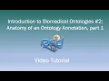 Introduction to Biomedical Ontologies Anatomy of an Ontology Annotation part 1