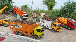 Woow Truk Tronton RC Hino 500. Truck Fuso 220ps, dumptruk Isuzu Giga oleng Jatuh terguling
