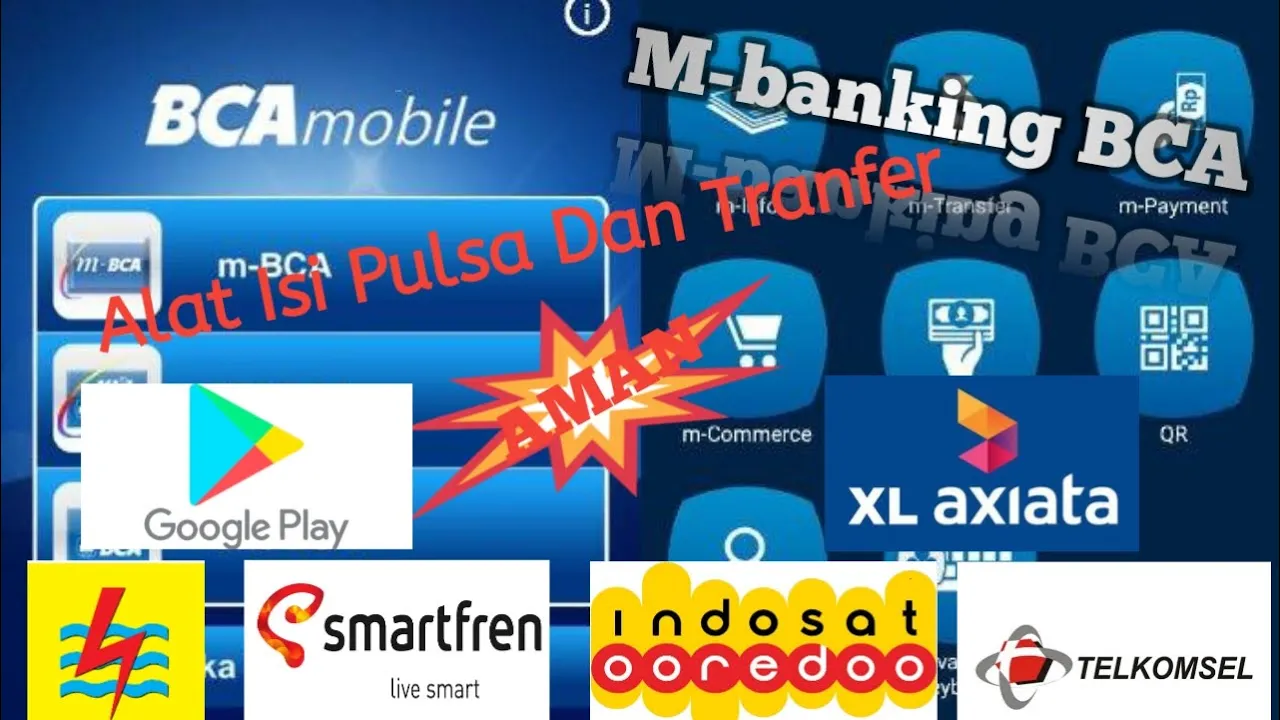 Cara Beli Pulsa via BCA Mobile Banking. 