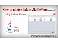 HOW TO RETRIVE DATA IN JTABLE FROM MYSQL DATABASE