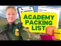 Packing List for the Border Patrol Academy - What to Bring and What They Issue