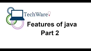 Features of java Part 2