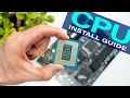 How to Install a CPU - Intel Core i5 i7 i9
