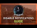 Black Desert Online BDO - How To Disable System Notifications
