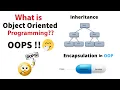 What is Object Oriented Programming OOPS for beginners Encapsulation Inheritance