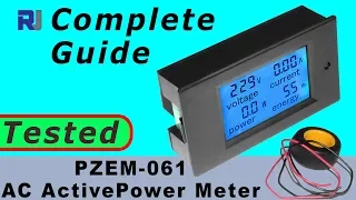 how to use ac 80 260v 100a pzem 061 active power meter rjt263