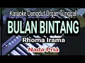 Download Lagu BULAN BINTANG - Rhoma Irama || Karaoke Dangdut Nada Pria