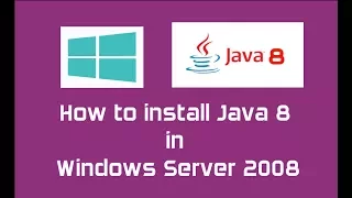 Java 8 Oracle JDK 8 installation in Windows Server 2008 Java SE 8 Update 144