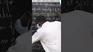 Application linéaire 