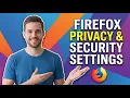 What Firefox Settings Should You Change For Privacy And Security Easy Privacy Guide