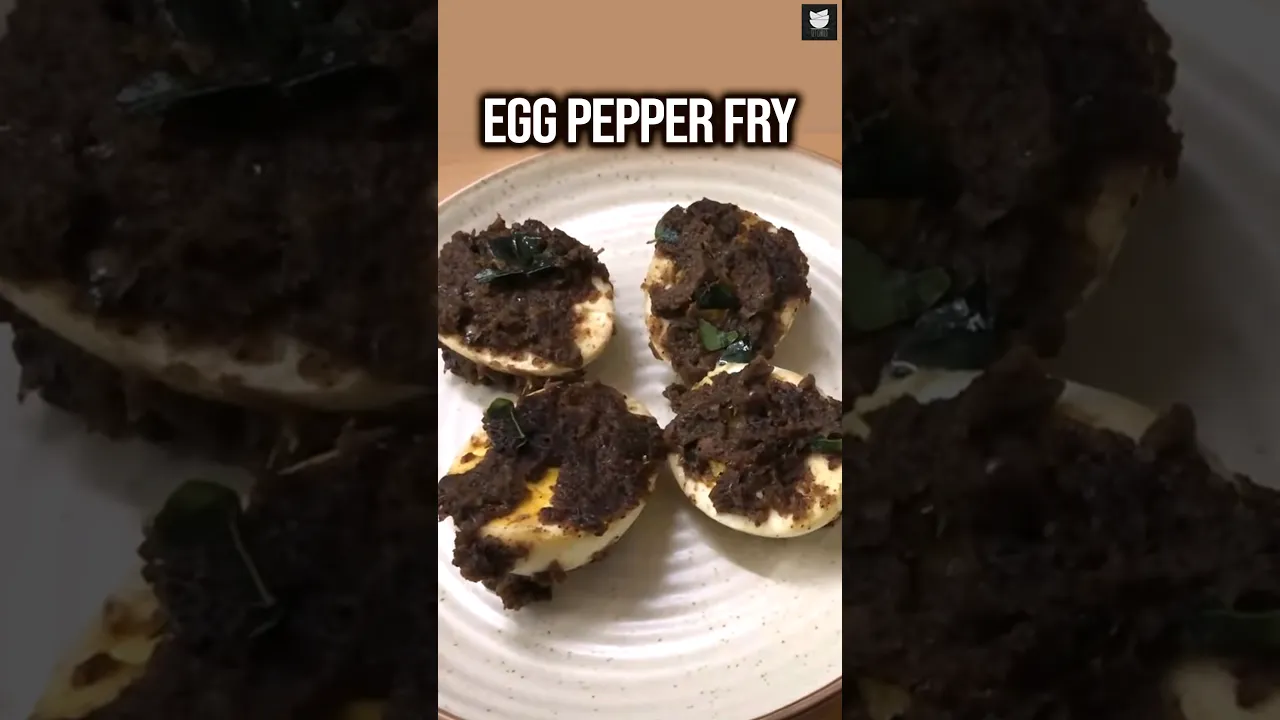 Egg Pepper Fry Recipe   How To Make Egg Pepper Masala   Egg Snack Recipe   Egg Recipe