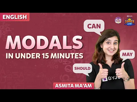 Modals In Under 15 Minutes BYJUS - English video for Grade 10