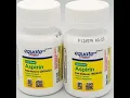 Equate Adult Low Dose Aspirin Enteric Coated Tablets 81 mg 500 Count 2 Pack