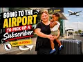 Going To The Airport To Pick Up A Subscriber From California Travel USA Vlog The Bichanga Family