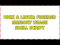 Unix Linux FreeBSD memory usage shell script