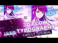 3D CAMERA - TYPOGRAPHY LIKE AFTER EFFECTS CAPCUT TUTORIAL