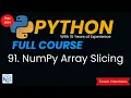NumPy Array Slicing in Python Numpy