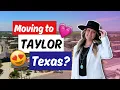 Before You Move to Taylor Texas Watch This First Cost Commute Reality