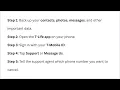 How to Cancel a Line in the T-Mobile App - Fees Payoff Backup Steps