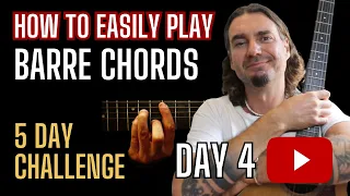 Download LEARN GUITAR - BARRE CHORDS - DAY 4 - SPEEDING UP THE CHANGES MP3