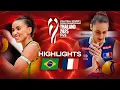 Download Lagu Brazil 🇧🇷 vs. France 🇫🇷 - Quarter Final | Highlights | Women's World Championships 2025