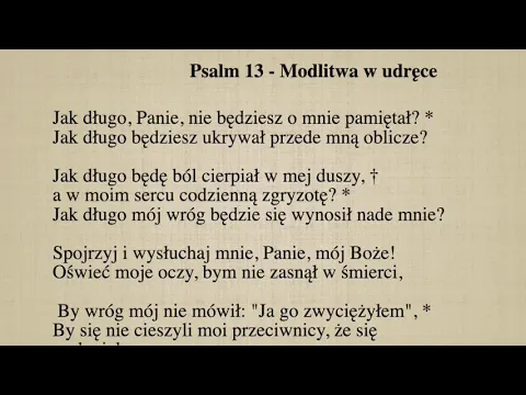 Download MP3 Liturgia Godzin Psalm 13, Brewiarz Psalm 13