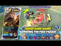 Download Lagu GILA SUPER HARD GAME!😱 GLOBAL LANCELOT MENCOBA GENDONG TIM YANG FEED! - Mobile Legends