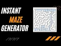 Instant Maze Generator Review Sell Maze Printables on Etsy