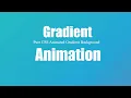 Pure CSS Animated Gradient Background HTML CSS Tutorial Coding Xpress