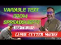 Lightburn tutorial using variable text from a spreadsheet in Lightburn