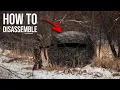 How to Properly Take Down TideWe s See-Through Ground Blind
