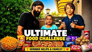 Ultimate Food Challenge with Tashu! Pizza vs Fries ki Zabardast Jung